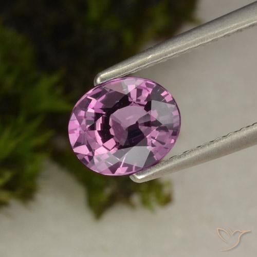1.09ct Naturel Violet Rosâtre Spinelle, ovale, VVS-VS