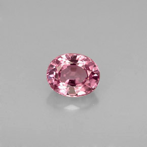 Spinelle pourpre naturelle coupe ovale, 0,74 ct, VVS