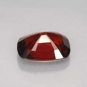 Spinelle rouge naturelle coupe coussin, 4,44 ct, VVS-VS
