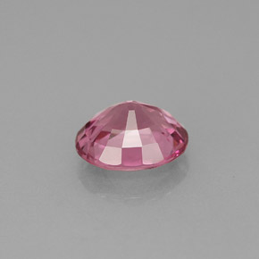 Spinelle rose naturelle coupe ovale, 1,24 ct, VVS-VS