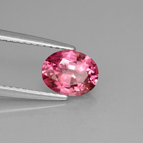 Spinelle rose naturelle coupe ovale, 1,19 ct, VVS-VS