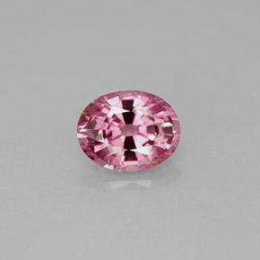 Spinelle rose naturelle coupe ovale, 1,21 ct, VVS-VS