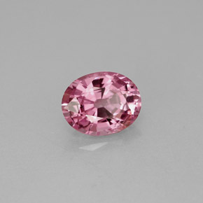 Spinelle rose naturelle coupe ovale, 1,21 ct, VVS-VS