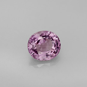 Spinelle violet naturelle coupe ovale, 1,49 ct, VVS