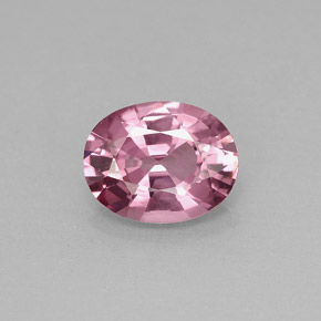 Spinelle pourpre naturelle coupe ovale, 1,41 ct, VS-SI