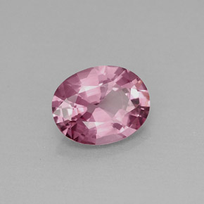 Spinelle pourpre naturelle coupe ovale, 1,41 ct, VS-SI