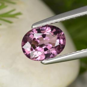 Spinelle pourpre naturelle coupe ovale, 1,15 ct, VVS-VS