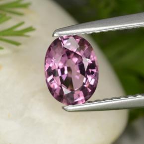Spinelle pourpre naturelle coupe ovale, 1,15 ct, VVS-VS