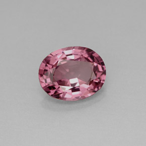 Spinelle violet naturelle coupe ovale, 1,31 ct, VVS