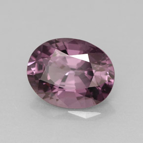 Spinelle violet naturelle coupe ovale, 1,55 ct, VVS-VS