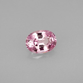 Spinelle rose naturelle coupe ovale, 0,93 ct, VVS-VS