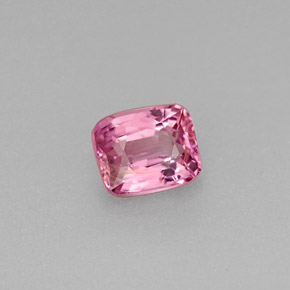 Spinelle rose naturelle coupe coussin, 0,61 ct, VS