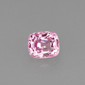 Spinelle rose naturelle coupe coussin, 0,67 ct, VS