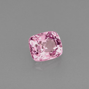 Spinelle rose naturelle coupe coussin, 0,67 ct, VS