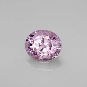 Spinelle pourpre naturelle coupe ovale, 1,64 ct, VS