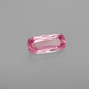 Spinelle rose naturelle coupe coussin, 0,80 ct, VS