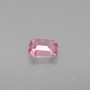 Spinelle rose naturelle coupe coussin, 0,42 ct, VS