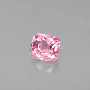 Spinelle rose naturelle coupe coussin, 0,58 ct, VVS-VS