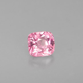 Spinelle rose naturelle coupe coussin, 0,58 ct, VVS-VS