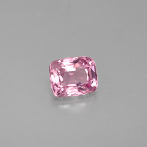 Spinelle rose naturelle coupe coussin, 0,45 ct, VVS-VS