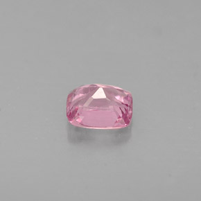 Spinelle rose naturelle coupe coussin, 0,45 ct, VVS-VS