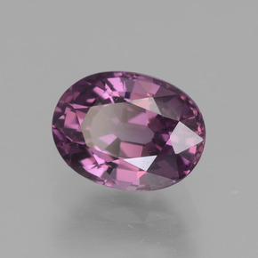Spinelle violet naturelle coupe ovale, 1,11 ct, VVS-VS