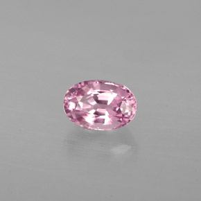 Spinelle rose naturelle coupe ovale, 0,75 ct, VS