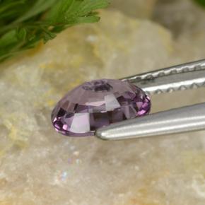 Spinelle pourpre naturelle coupe ovale, 0,97 ct, VVS-VS