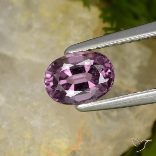 1.05ct Naturel Mauve pourpre foncé Spinelle, ovale, VS-SI
