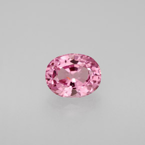 Spinelle rose naturelle coupe ovale, 1,53 ct, VS-SI