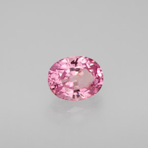 Spinelle rose naturelle coupe ovale, 1,53 ct, VS-SI