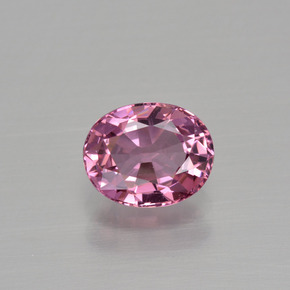 Spinelle rose naturelle coupe ovale, 1,16 ct, VS
