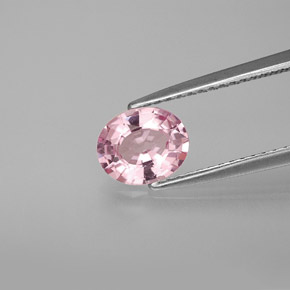 Spinelle rose naturelle coupe ovale, 1,03 ct, VS