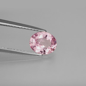 Spinelle rose naturelle coupe ovale, 1,03 ct, VS