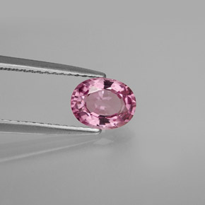 Spinelle rose naturelle coupe ovale, 1,05 ct, VS