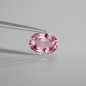 Spinelle rose naturelle coupe ovale, 1,05 ct, VS
