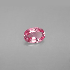 Spinelle rose naturelle coupe ovale, 0,80 ct, VVS-VS