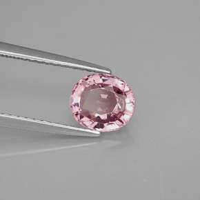 Spinelle rose naturelle coupe ovale, 1,46 ct, VVS-VS