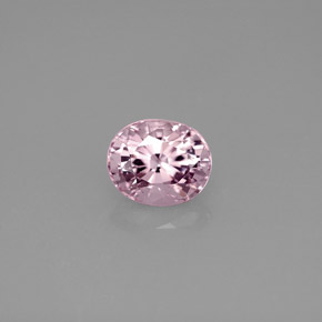 Spinelle rose naturelle coupe ovale, 1,42 ct, VVS-VS