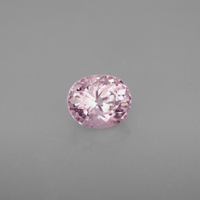 Spinelle rose naturelle coupe ovale, 1,42 ct, VVS-VS