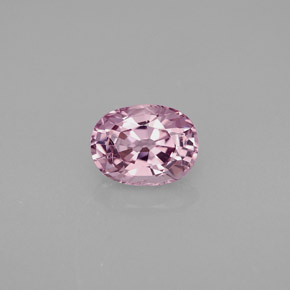 Spinelle rose naturelle coupe ovale, 1,71 ct, VVS-VS