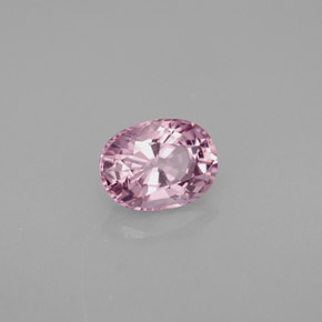 Spinelle rose naturelle coupe ovale, 1,71 ct, VVS-VS