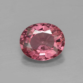 Spinelle rose naturelle coupe ovale, 1,70 ct, SI