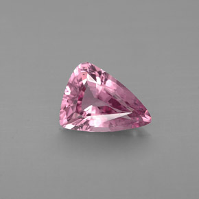 Spinelle rose naturelle trillion, 0,91 ct, VVS-VS