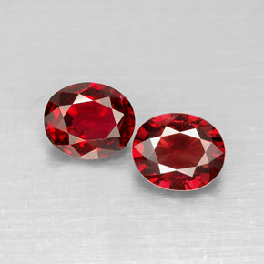 Achetez naturel ct rouge spinelle gems, coupe ovale, en provenance myanmar (birmanie) chez gemselect. en stock, livraison internationale!