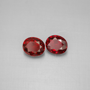 Achetez naturel ct rouge spinelle gems, coupe ovale, en provenance myanmar (birmanie) chez gemselect. en stock, livraison internationale!