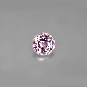 Spinelle rose naturelle coupe roude, 0,95 ct, VS
