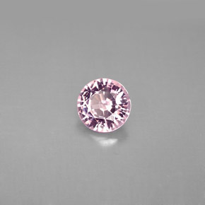 Spinelle rose naturelle coupe roude, 0,95 ct, VS