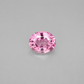 Spinelle rose naturelle coupe ovale, 1,32 ct, VS