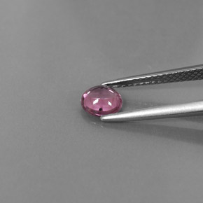 Spinelle rose naturelle coupe roude, 0,75 ct, transparent